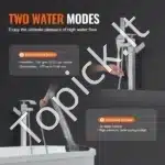 Ant grindų statomas vonios maišytuvas su dušeliu 360° - Image 3