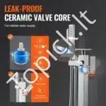 Ant grindų statomas vonios maišytuvas su dušeliu 360° - Image 2