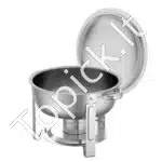 Apvalus marmitas, 2 vnt., 4,7 L, sidabrinė spalva - Image 2