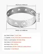 Atraminis stovas ugniakurui, 40,8 x 9,9 cm - Image 6