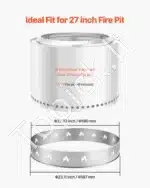 Atraminis stovas ugniakurui, 58,7 x 9,9 cm - Image 2