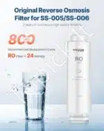 Atvirkštinio osmoso filtro kasečių komplektas, 800 GPD, 8 pakopos - Image 2