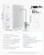 Atvirkštinio osmoso vandens filtras, 600 GPD, 8 pakopų - Image 7