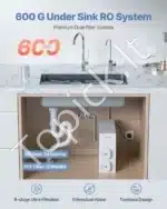 Atvirkštinio osmoso vandens filtras, 600 GPD, 8 pakopų - Image 2