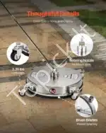 Aukšto slėgio plovimo įrenginio paviršiaus valiklis, 395 mm - Image 5