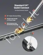 Aukšto slėgio plovimo įrenginys automobilių dugnui plauti, 415 mm - Image 4