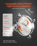 Aukšto slėgio plovimo įrenginys paviršiams valyti su 4 ratais, 535 mm - Image 4