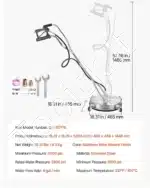 Aukšto slėgio plovimo įrenginys terasoms ir grindiniui, 465 mm - Image 7