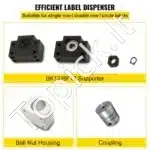 Aukštos kokybės Rutulinis Sraigtas RM1605 1000 mm CNC Staklėms - Image 6