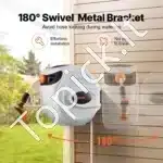 Automatinė laistymo žarnos ritė su laikikliu, 12 mm x 40 m - Image 2