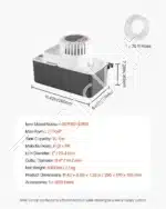 Automatinis kondensato nuvarvėjimo siurblys – 1/50 AG, 246 L/h, 4,57 m pakėlimo aukštis - Image 7
