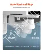 Automatinis kondensato nuvarvėjimo siurblys – 1/50 AG, 246 L/h, 4,57 m pakėlimo aukštis - Image 3