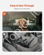 Automobilio šunų grotelių barjeras 1415 mm x 810 mm (~141,5 cm pločio, ~81 cm aukščio) - Image 4