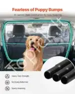 Automobilio šunų grotelių barjeras 1415 mm x 810 mm (~141,5 cm pločio, ~81 cm aukščio) - Image 5