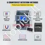 Banknotų skaičiavimo aparatas su nominalų atpažinimu, mišrių kupiūrų skaičiuoklis - Image 7