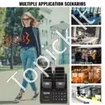 Belaidis restorano kvietimų signalas su 10 klientų kvietimo įrenginių | Vibracija & LED indikatorius | 400 m diapazonas - Image 6