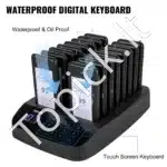 Belaidis restorano kvietimų signalas su 16 klientų kvietimo įrenginiais | Vibracija & LED indikatorius | 500 m diapazonas - Image 2