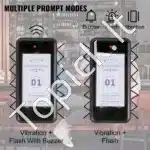 Belaidis restorano kvietimų signalas su 16 klientų kvietimo įrenginiais | Vibracija & LED indikatorius | 500 m diapazonas - Image 4