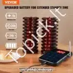 Belaidis restorano kvietimų signalas su 20 klientų įrenginių | Vibracija & LED indikatorius | 500 m diapazonas - Image 2