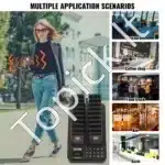 Belaidis restorano kvietimų signalas su 20 klientų kvietimo įrenginiais | Vibracija & LED indikatorius | 400 m diapazonas - Image 6