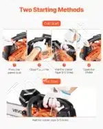 Benzininis grandininis pjūklas, 25 cm, 25 cm³, 1,02 AG - Image 4