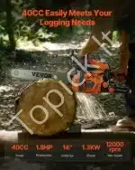 Benzininis grandininis pjūklas, 35,5 cm, 40 cm³, 1,8 AG - Image 2