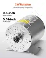 Bešepetėlis 1800 W 48V elektrinio dviračio konversijos rinkinys – 4500 aps./min, 4 N·m sukimo momentas - Image 6