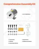 Bešepetėlis 1800 W 48V elektrinio dviračio konversijos rinkinys – 4500 aps./min, 4 N·m sukimo momentas - Image 4
