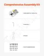 Bešepetėlis 3000 W 60 V variklis su valdikliu – 4800 aps./min, 5,5 N·m - Image 5