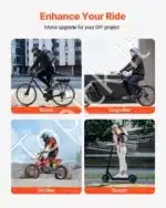 Bešepetėlis 3000 W 60 V variklis su valdikliu – 4800 aps./min, 5,5 N·m - Image 6