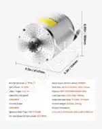 Bešepetėlis 3000 W 60 V variklis su valdikliu – 4800 aps./min, 5,5 N·m - Image 3