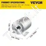 Bešepetėlis 48V 1800 W DC variklis su įkrovikliu ir pedaliniu valdikliu - Image 3