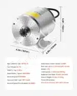 Bešepetėlis 500 W 24 V variklio rinkinys su valdikliu – 3000 aps./min - Image 3