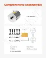 Bešepetėlis 72 V 3000 W nuolatinės srovės variklio rinkinys su valdikliu ir droseliu – 4900 aps./min - Image 4