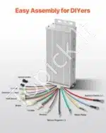 Bešepetėlis 750 W 48V elektrinio dviračio konversijos rinkinys – 2700 aps./min, 2,5 N·m sukimo momentas - Image 3