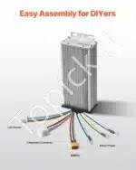 Bešepetėlis nuolatinės srovės variklio rinkinys 48 V 1800 W su valdikliu ir pedalu - Image 4