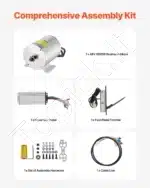 Bešepetėlis nuolatinės srovės variklio rinkinys 48 V 1800 W su valdikliu ir pedalu - Image 5