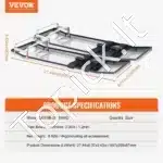 Betono lyginimo antkeliai, betono lyginimui 697x205 mm - Image 5