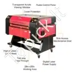 CO2 lazerinio graviravimo staklės, 60 W, 70 x 50 cm - Image 9