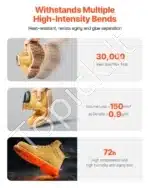 Darbo batai su plienine nosele vyrams, atsparūs slydimui, EU 45, geltoni - Image 5