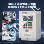 Dažnių keitiklis VFD, 2.2 kW / 3 fazės - Image 5