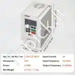 Dažnių keitiklis VFD, 2.2 kW / 3 fazės - Image 6