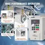 Dažnių keitiklis VFD, 3 kW  3 fazės - Image 4