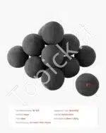 Dekoratyviniai keramikiniai akmenys ugniakurui, 15 vnt., 7,6 cm - Image 7