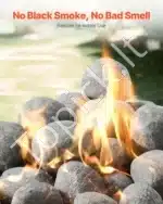 Dekoratyviniai keramikiniai akmenys ugniakurui, 48 vnt., 2,5-5 cm - Image 4