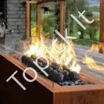 Dekoratyviniai lavos akmenys ugniakurui, 25 vnt., 5 cm - Image 8