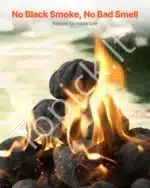 Dekoratyviniai lavos akmenys ugniakurui, 25 vnt., 5 cm - Image 4