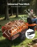 Didelės talpos sodo priekaba-karutis, 800 kg - Image 2