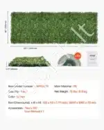 Dirbtinė augalų siena – 3 x 1 m, 45 mm storio - Image 7