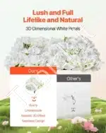 Dirbtinė augmenijos sienelė – 24 vnt. rinkinys, 38 × 38 × 6,5 cm - Image 2